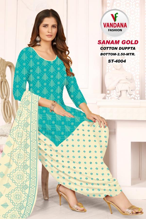 Vandana Sanam Gold Vol-4 Cotton Designer Exclusive Dress Material